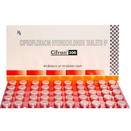 cifran 500mg tablet 10's